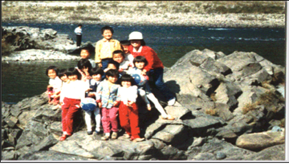 1981년 2학년 소풍(도담초 도전분교)