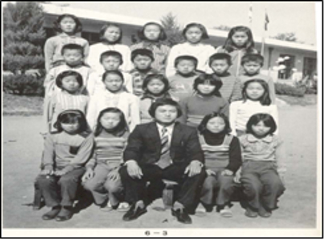 1988년 교직원 사진(적성초 기동분교)