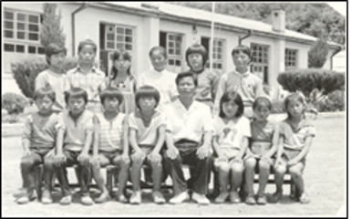 1984년 졸업사진(대강초 올산분교)