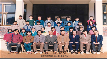  1988년 제22회 졸업사진(단양초 여천분교)