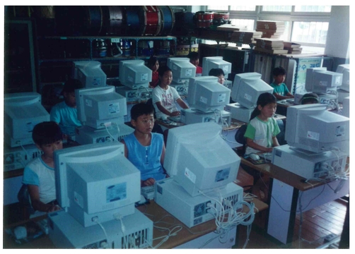 수산초 대전분교 기념사진