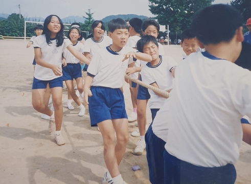 탄부초등학교 사직분교장 가을운동회1(1993)