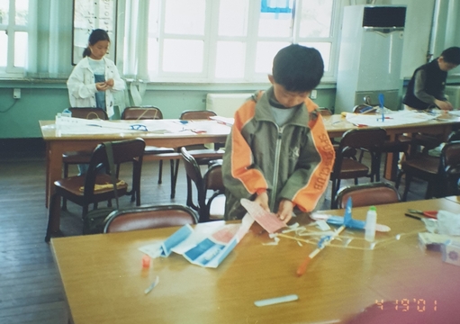 삼산초등학교 동정분교장 과학 만들기(2001)